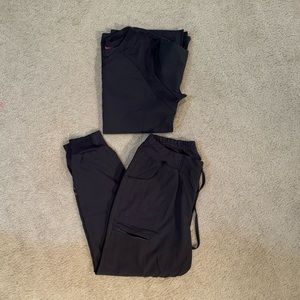 HeartSoul scrub set. Pants size L. Top size M